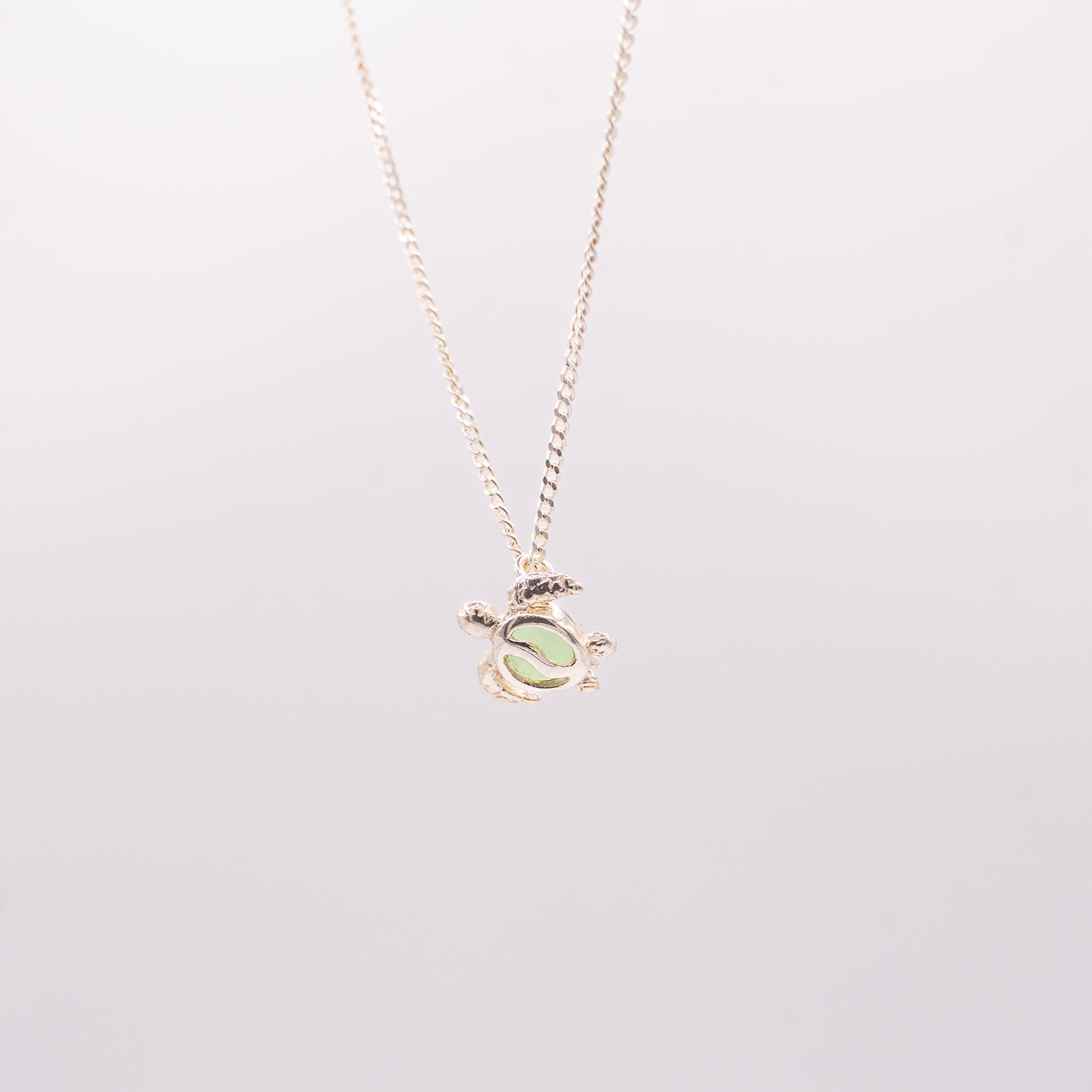 Necklace "GREEN TURTLE"