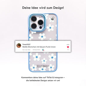 iPhone 17 Hülle - Blumen - "Ocean Bloom" - nachhaltig