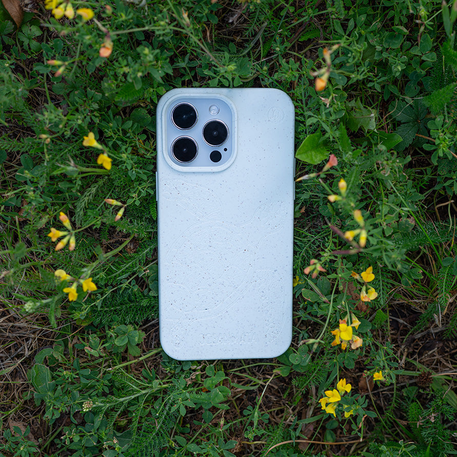 iPhone 17 Pro Case - Colorful Turtle - "Kura-Kura" - sustainable
