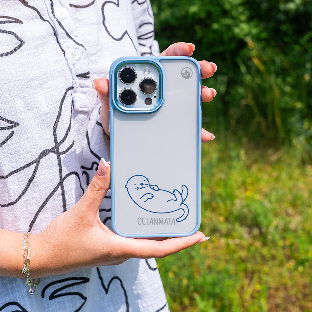 iPhone 16e Case - Otter Blue - Sustainable