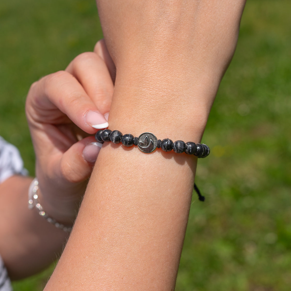 Bracelet black "OCEAN PLASTIC"