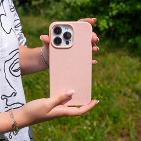 iPhone 15 pro case - pink - sustainable