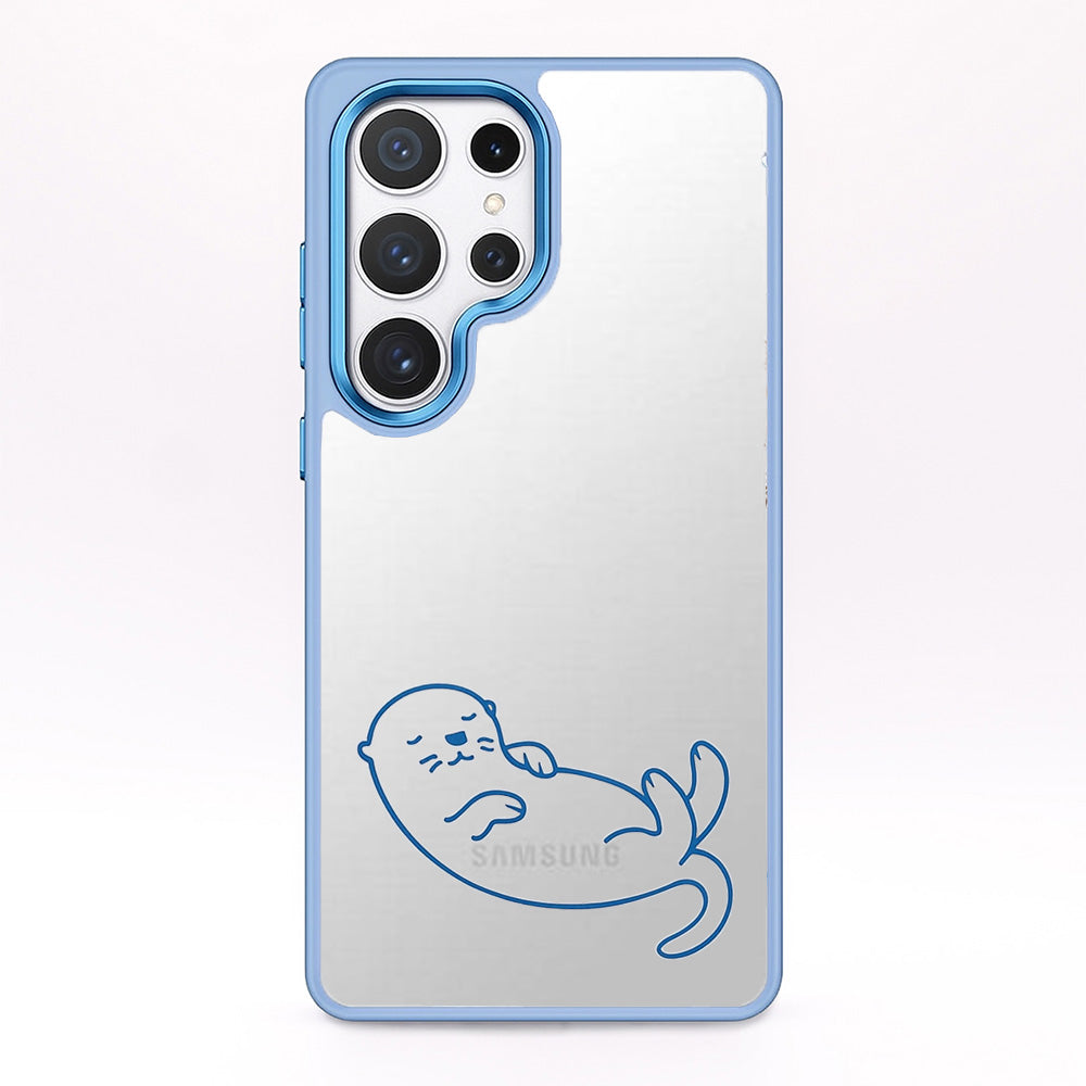 Samsung S25 case - Otter blue - sustainable