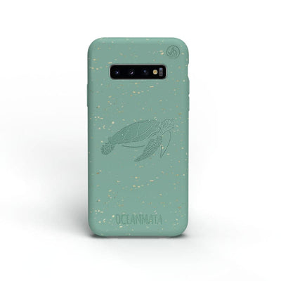 Sustainable Samsung Case "TURTLE" - Samsung S10+ - turtle green