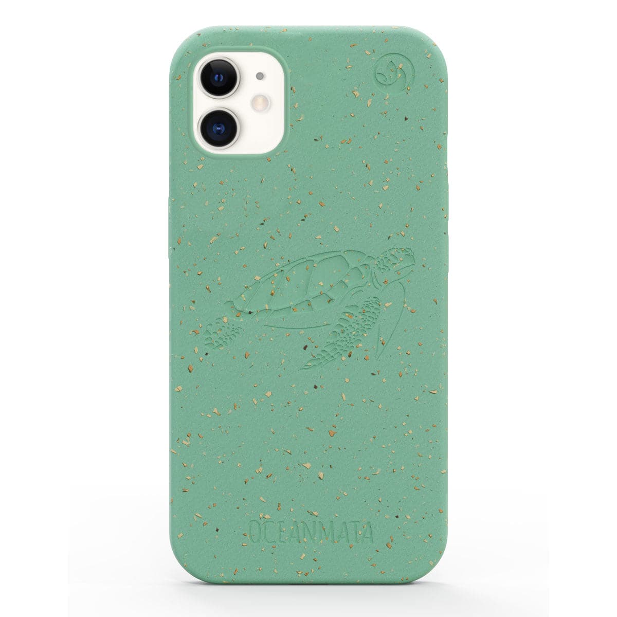 iPhone 12 mini case - green - "TURTLE" - sustainable