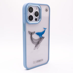 iPhone 16 pro case - whale blue - "BlueWhale" - sustainable