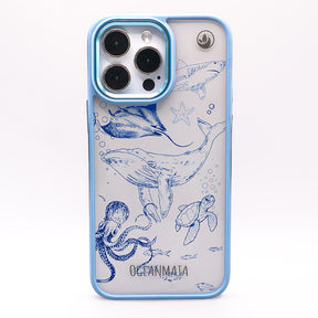 iPhone 12 pro max case - whale blue - "WhaleLife" - sustainable 