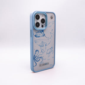 iPhone 12 pro max case - whale blue - "WhaleLife" - sustainable 