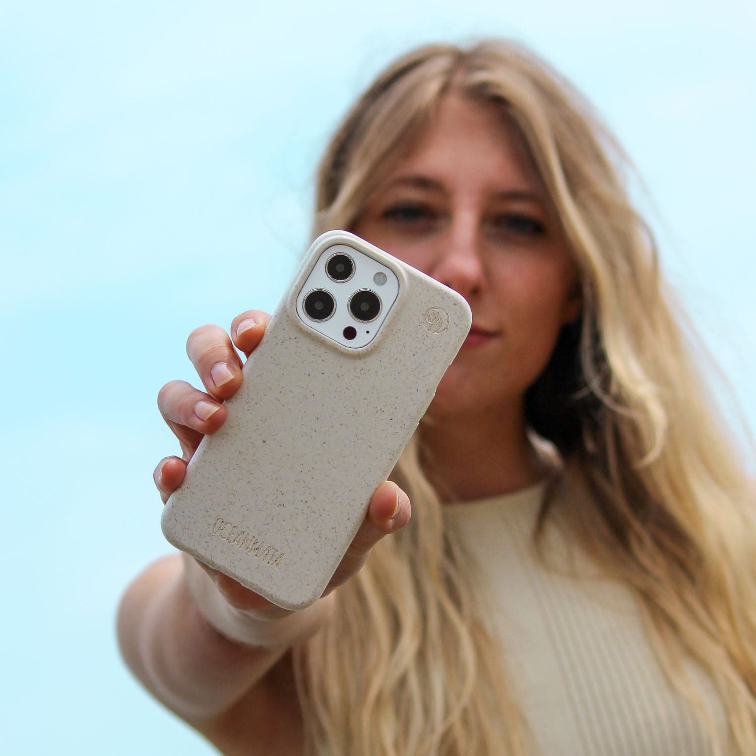 iPhone 7/8 plus case - white - sustainable