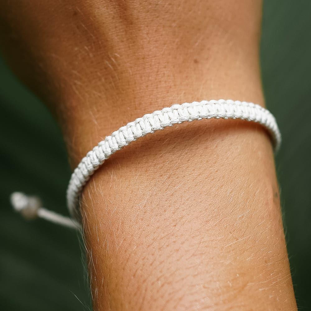 Bracelet white "TURTLE"