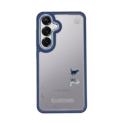 Samsung S25+ Hülle - Hund Strand - "beachsiderun" - nachhaltig