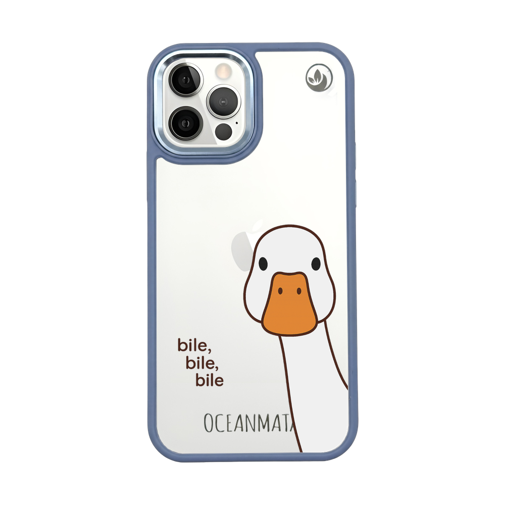 iPhone 12 pro / iPhone 12 case - Duck white - "Bile Bile Bile" - sustainable