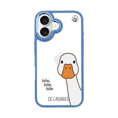 iPhone 16 Case - Duck White - "Bile Bile Bile" - Sustainable