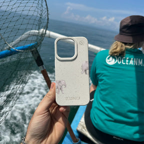 iPhone SE/7/8 Hülle - Elefant weiß - "Ele-Fant" - nachhaltig