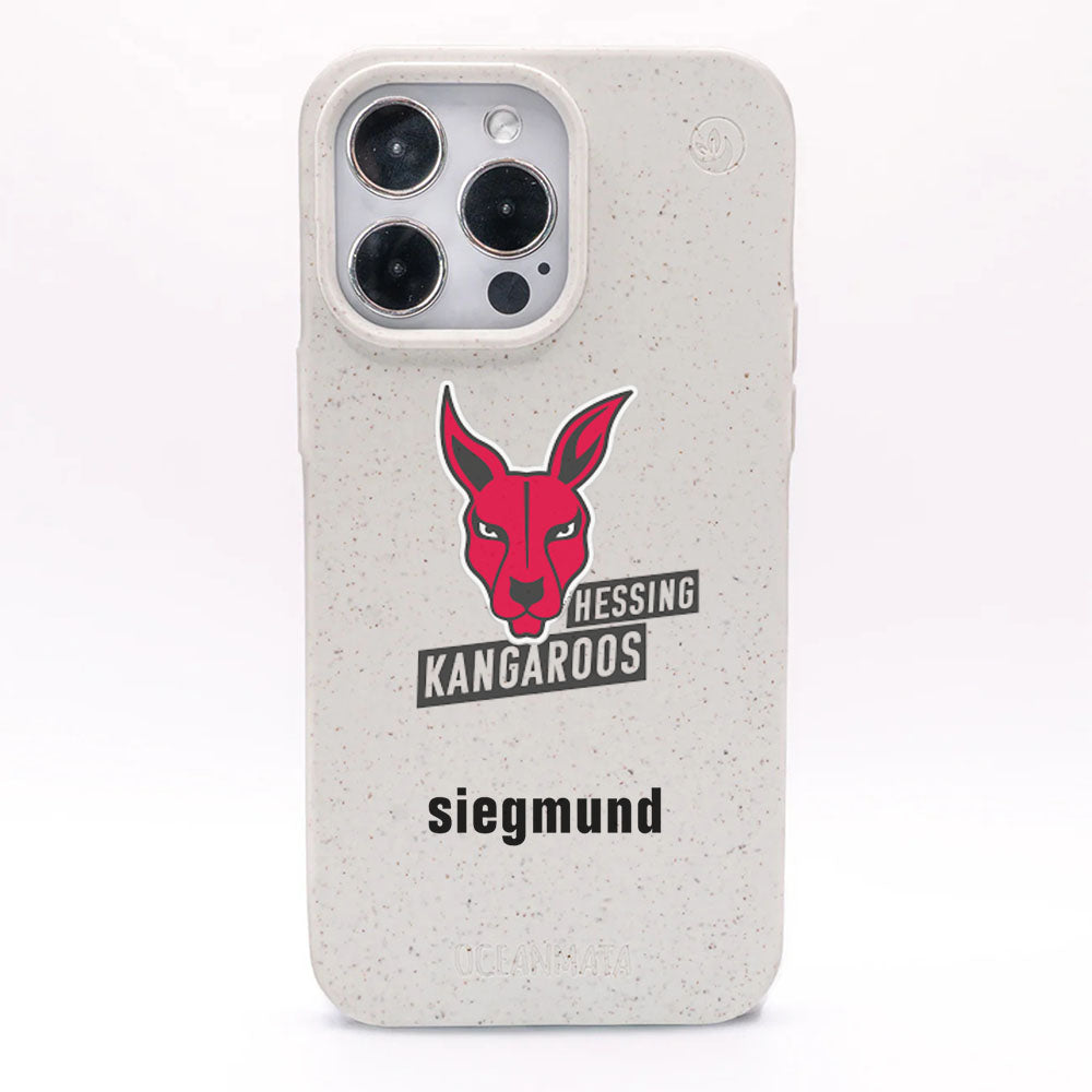 iPhone 13 mini Case - white - "Hessing Kangaroos" - sustainable