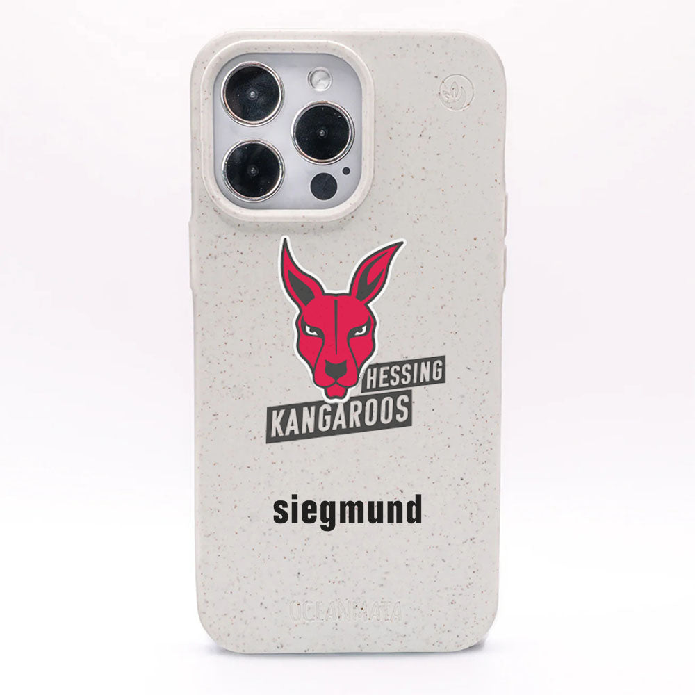 iPhone 13 mini Case - white - "Hessing Kangaroos" - sustainable