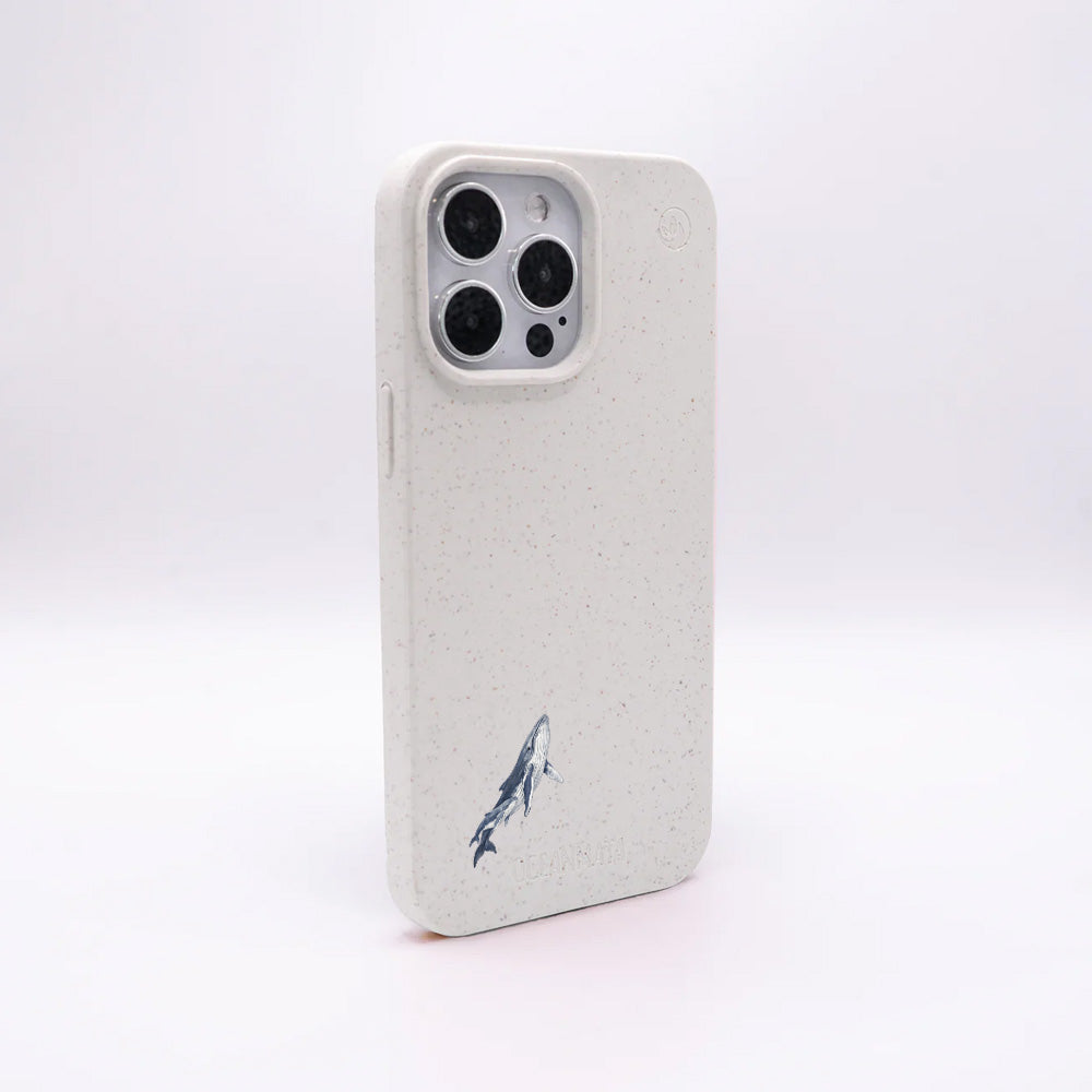 iPhone 13 mini Hülle - Buckelwal weiß - "OceanLullaby" - nachhaltig