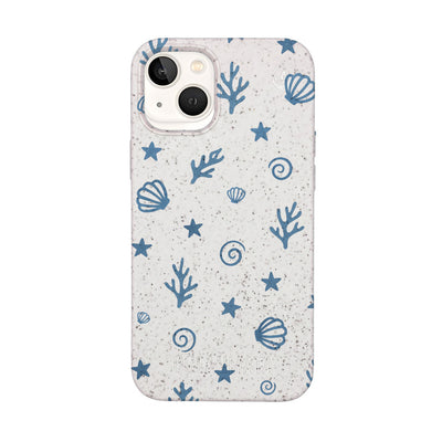 iPhone 13 mini Case - Coral White - "BlueCoralLife" - sustainable