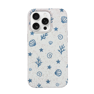 iPhone 16 Pro Max Case - Coral White - "BlueCoralLife" - Sustainable