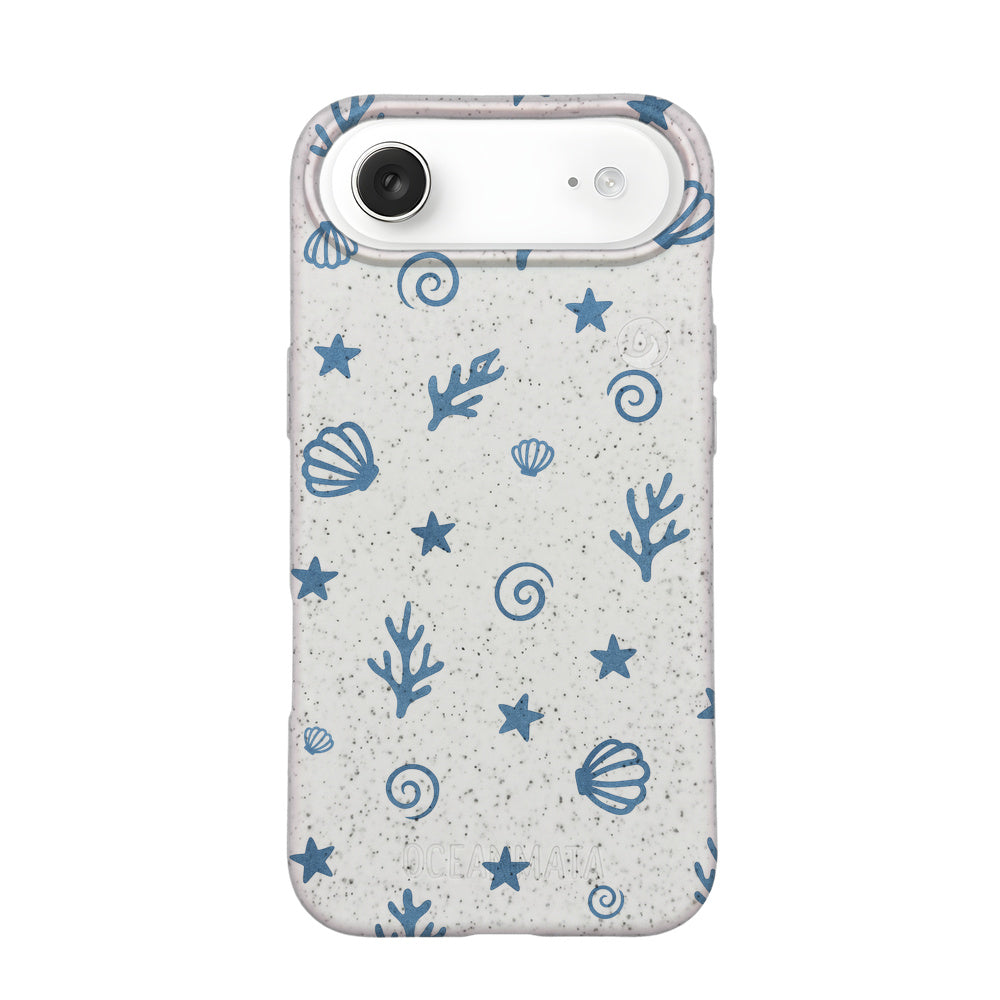 iPhone 17 Air Case - Coral White - "BlueCoralLife" - sustainable