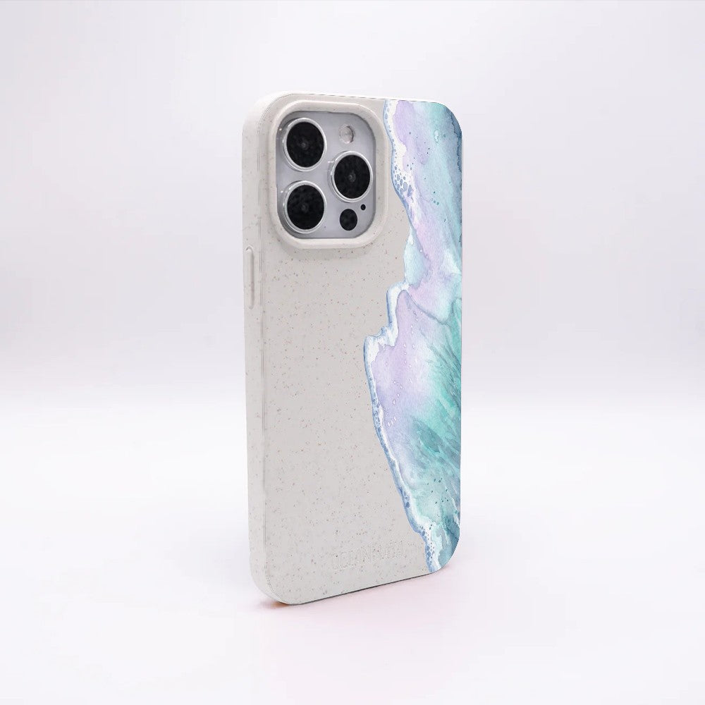 Biologisch abbaubare Handyhülle iPhone 16 Bluehour — kompostierbar — Rückseite