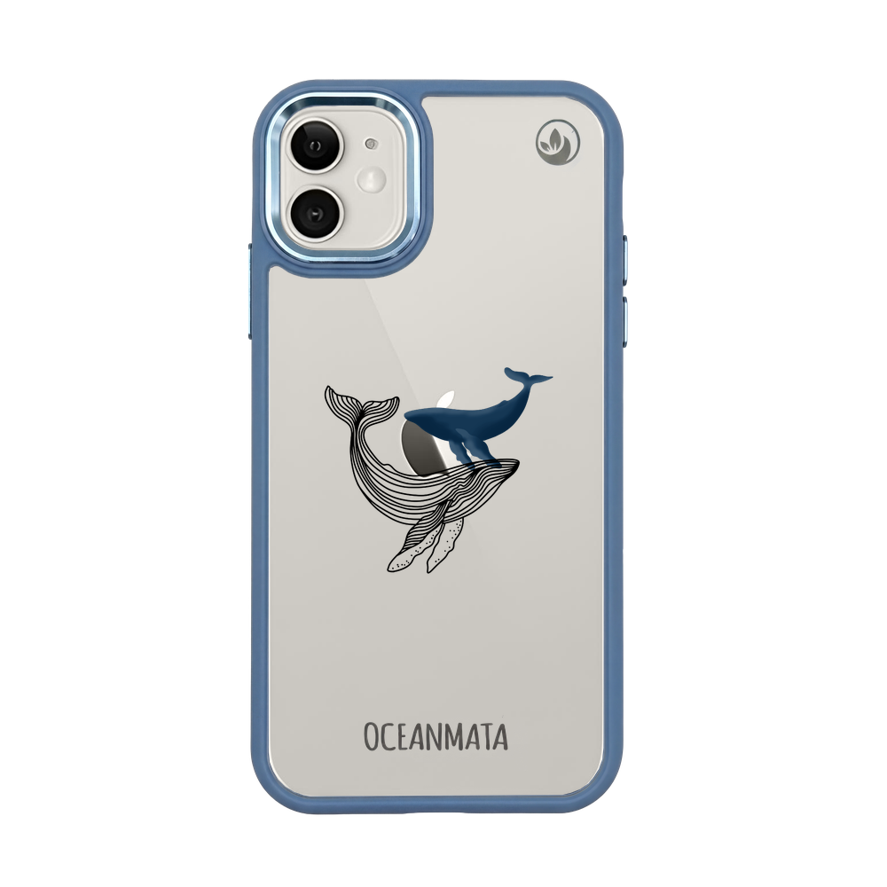 iPhone 11 Case - Whale Blue - "BlueWhale" - sustainable