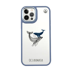 iPhone 12 pro / iPhone 12 case - whale blue - "BlueWhale" - sustainable