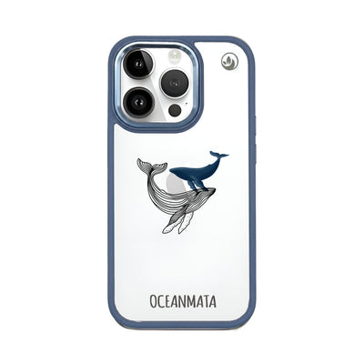 iPhone 14 pro max case - whale blue - "BlueWhale" - sustainable