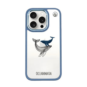 iPhone 15 pro max case - whale blue - "BlueWhale" - sustainable