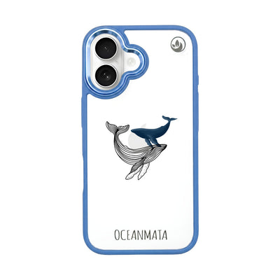 iPhone 16 Case - Whale Blue - "BlueWhale" - sustainable