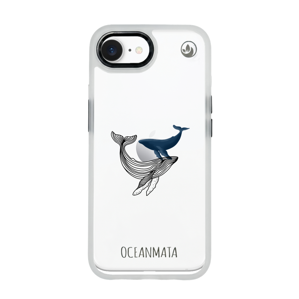 iPhone 16e Case - Whale Blue - "BlueWhale" - sustainable