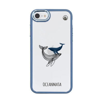 iPhone SE/7/8 Case - Whale Blue - "BlueWhale" - sustainable