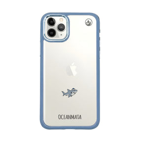 iPhone 11 pro Hülle - Hai blau - "Captain Shark" - nachhaltig