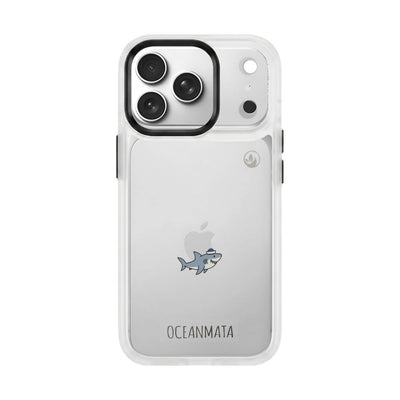 iPhone 17 Pro Case - Shark Blue - "Captain Shark" - sustainable