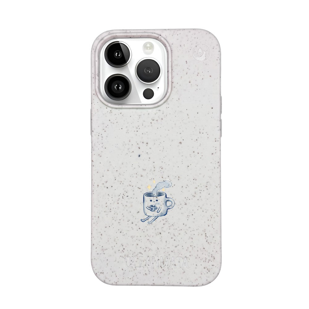 Biologisch abbaubare Handyhülle iPhone 14 pro max Coffeelove — kompostierbar — Vorderseite