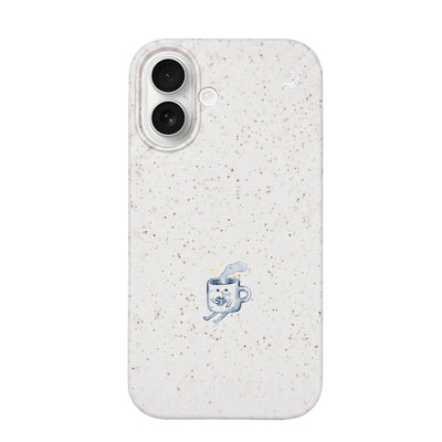 iPhone 17 Case - white - "coffeelove" - sustainable