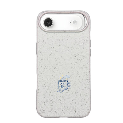 iPhone 17 Air Case - white - "coffeelove" - sustainable