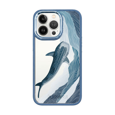 iPhone 13 Pro Max Case - Whale Shark Blue - "DeepWater" - Sustainable