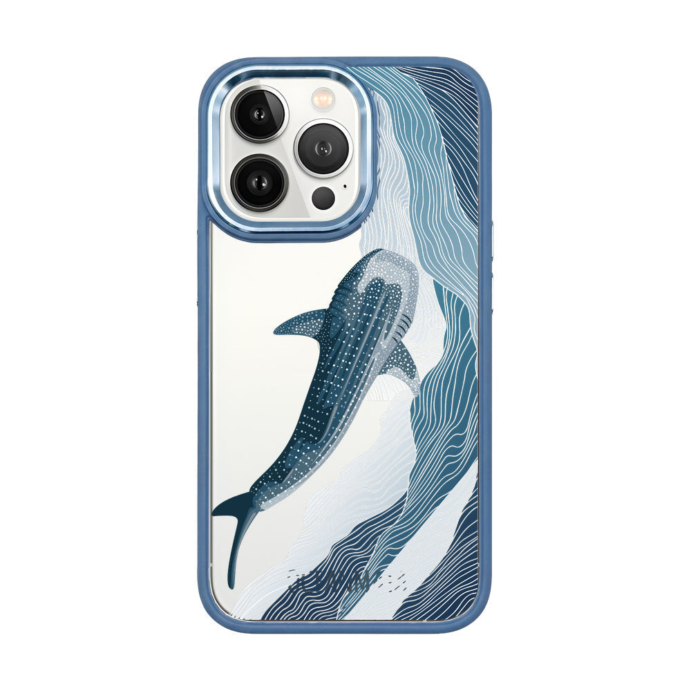 iPhone 13 pro max Hülle - Walhai blau - "DeepWater" - nachhaltig