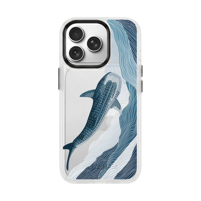 iPhone 17 Pro Case - Whale Shark Blue - "DeepWater" - sustainable