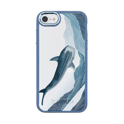 iPhone SE/7/8 Case - Whale Shark blue - "DeepWater" - sustainable