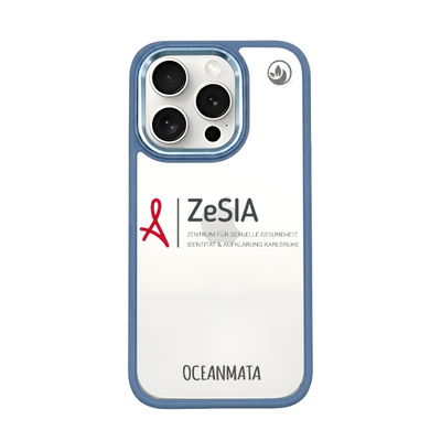 ZeSIA Karlsruhe × OceanMata Clear Case – iPhone 15 Pro (Pattern)