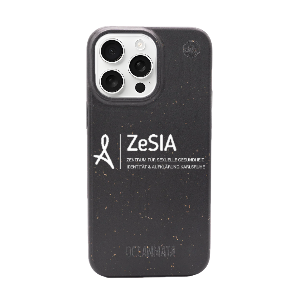 ZeSIA Karlsruhe × OceanMata Hülle Schwarz – iPhone 17 pro (Muster)