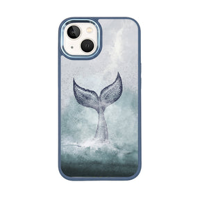 iPhone 13 Case - Dolphin Blue - "Dolphin" - Sustainable