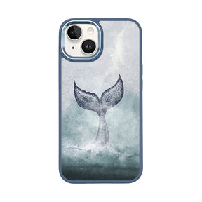 iPhone 14 Case - Dolphin Blue - "Dolphin" - Sustainable