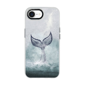 iPhone 16e Case - Dolphin Blue - "Dolphin" - Sustainable
