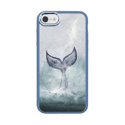 iPhone SE/7/8 Case - Dolphin Blue - "Dolphin" - Sustainable