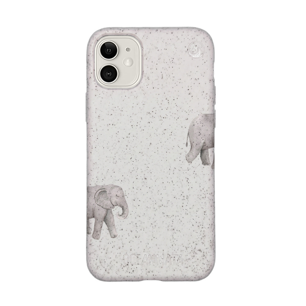 iPhone 11 Case - Elephant White - "Ele-Fant" - Sustainable