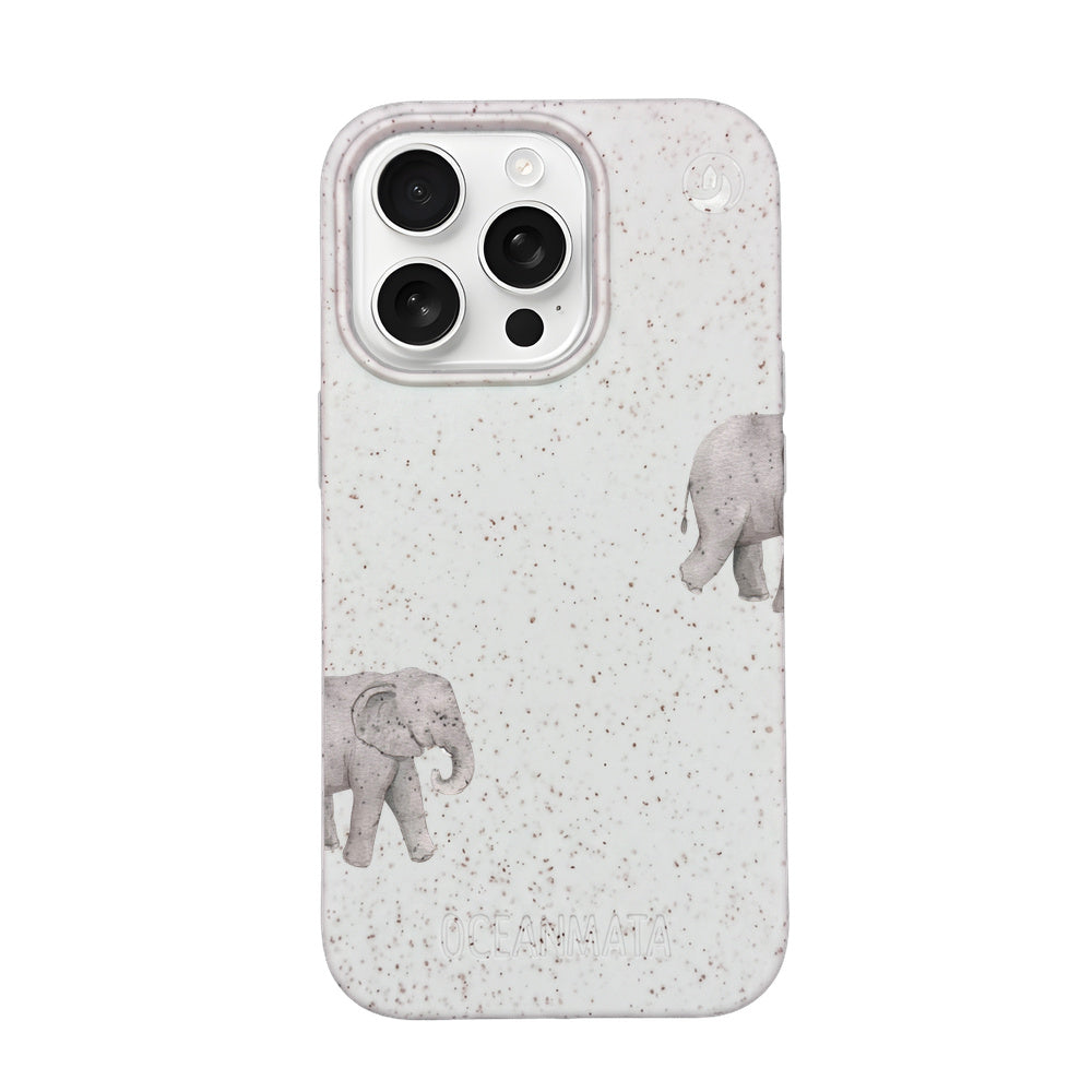 iPhone 16 Pro Max Case - White Elephant - "Ele-Fant" - sustainable