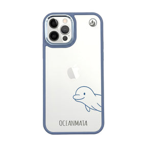 iPhone 12 pro / iPhone 12 case - Dolphin - "Finni" - sustainable